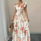 European And American-style Printed Sleeveless Dress