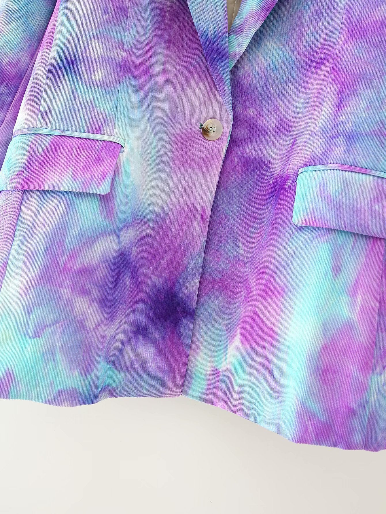 One button suit jacket