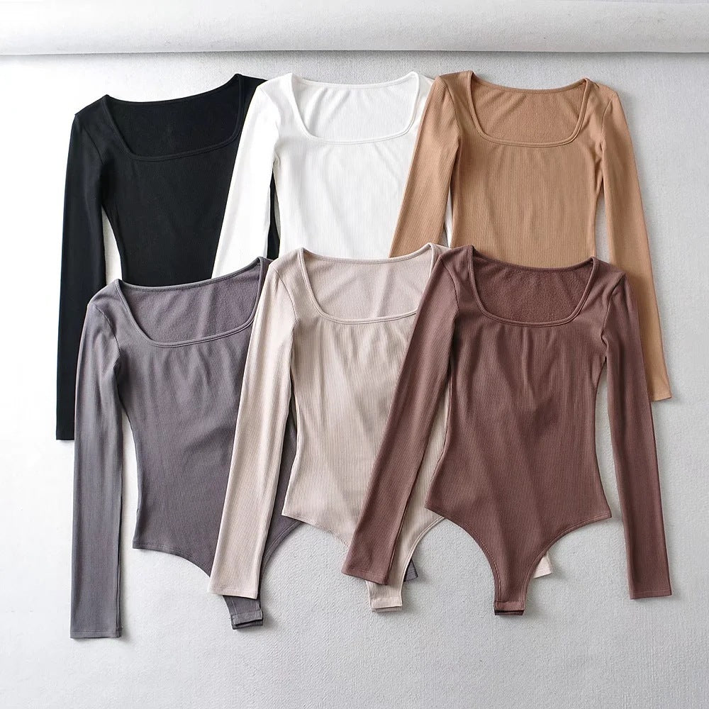 Early Spring Brushed Versatile T-shirt Jumpsuit