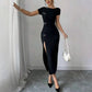 Women's Slim-fit Short-sleeve Dress