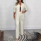 Solid Color Long Sleeve Cardigan Shirt Women