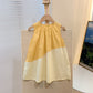 Kids' Skirt Color Matching Sleeveless Loose Dress