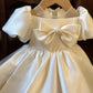 Children's Solid Color Versatile Age Birthday Princess Dress