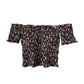 Floral Chiffon Shirt Short-sleeved Summer Western Style