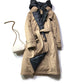 Trench long à lacets