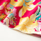 Women's Fashionable Simple Flower Printed Waist-controlled Long Sleeve Dress