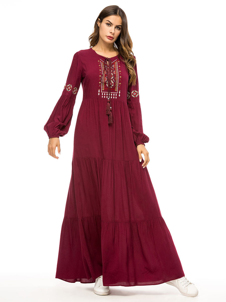 Robe simple brodée