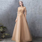 Robe de soirée de banquet pour femme, col montant doré, robe de fête annuelle, jupe