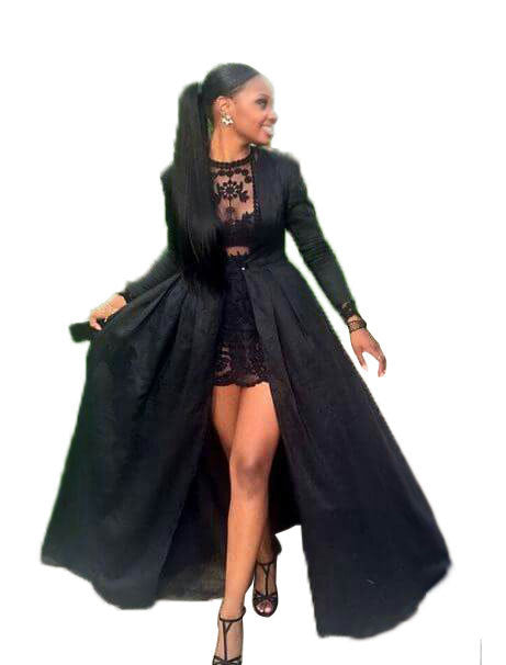 Robe sexy en mousseline de soie et dentelle ample, deux ensembles 