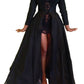 Robe sexy en mousseline de soie et dentelle ample, deux ensembles 