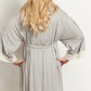 Pure color maternity dress