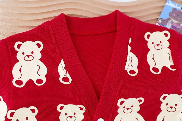 Three-piece Suit Baby Foreign Style Spring And Autumn Coat