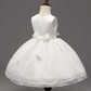 Robe de mariée bébé de haute qualité, robe bébé fille, fleur crochet enfants, vin pleine lune d'un an, robe de mariée en gros