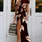 Casual Printed Short Sleeves Dress