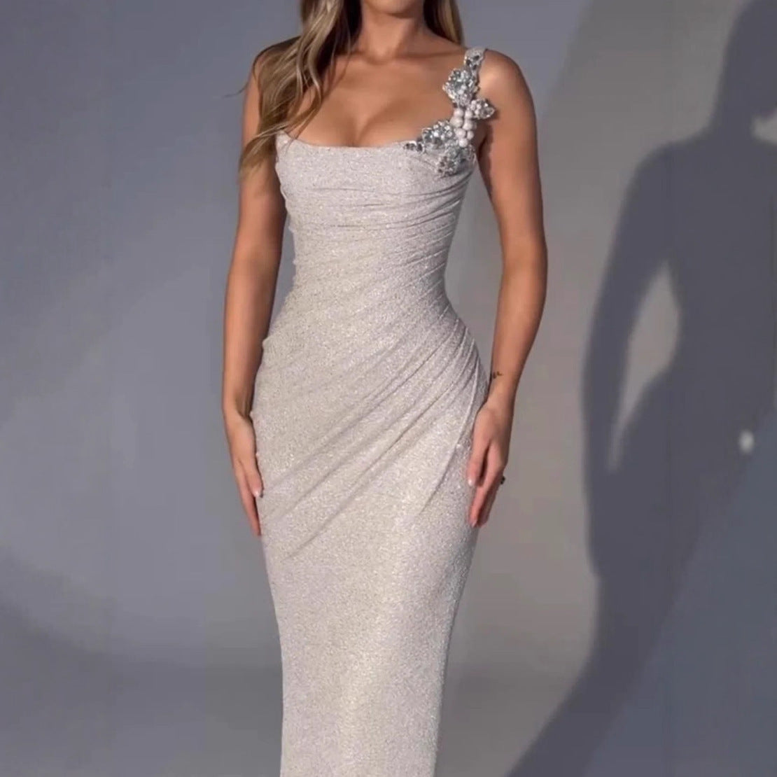 Party Light Luxury Diamond Shiny Dress