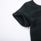 T-shirt court noir tendance pour filles + pantalon large à rayures champignon