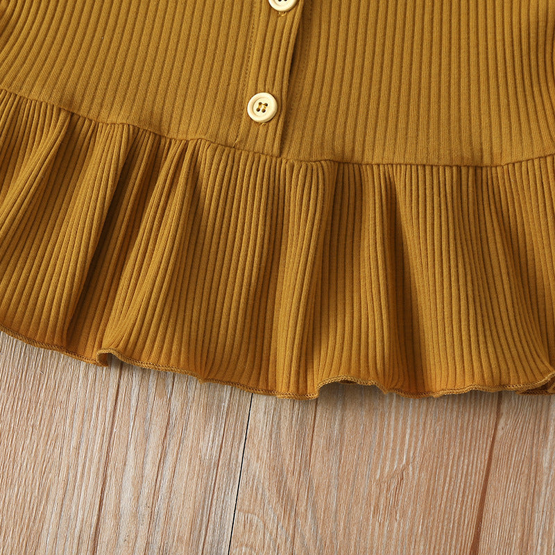 Ensemble de vêtements d'été pour filles, débardeur imprimé, short, deux pièces, sans manches