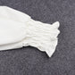 Women's Irregular Pleated Ruffled Long Sleeve Top