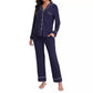 Buckle Soft High Waist Lace-up Straight-leg Pants Suit
