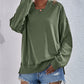 Women's Hoodie Sweatshirt Sports Casual Candy Color Long Sleeve Tops Clothes