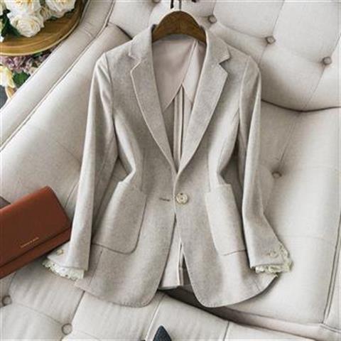 New Autumn Slim-fit Waist-cut One-button Suit