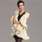 Manteau mi-long Inverness pour femme, grande taille