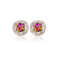 Bridal Necklace, earrings set, crystal jewelry, color gold, Korean pendant, new promotion, factory direct sales
