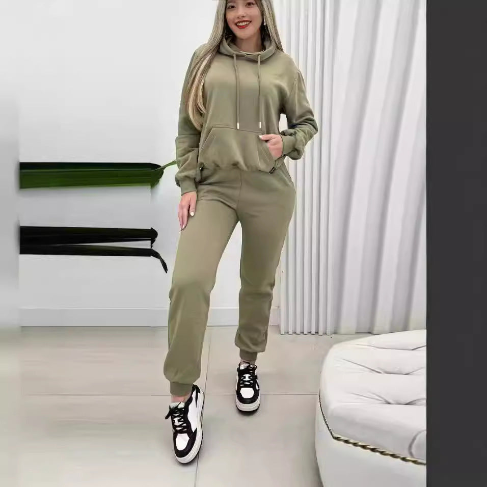 Pull à capuche pour femme, style sport