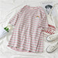 Loose striped top