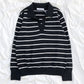 Women's Temperament Simple Lapel Slim Fit Long Sleeve Knit Sweater