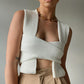 Fashion Cross-Personal Base Wool Knitted Vest