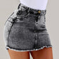 High Waist Pencil Jeans Skirt