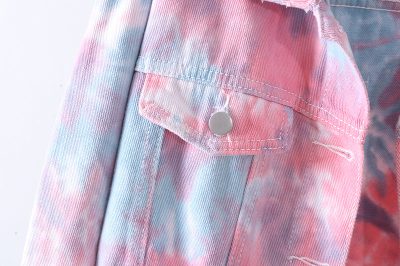 Women's short denim jacket