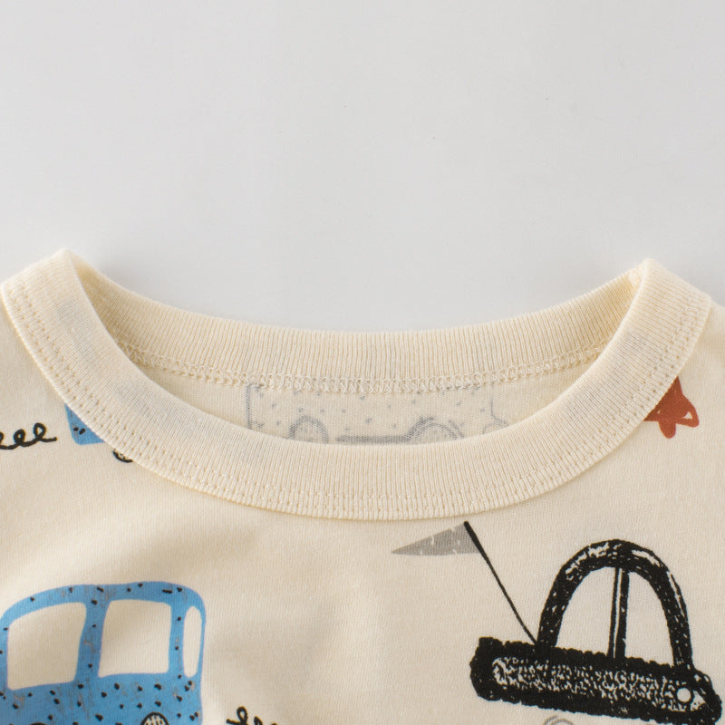 T-shirt à manches courtes pour enfants coréens