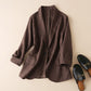 Threequarter Sleeve Cotton And Linen New Spring And Summer Allmatch Ladies Suit
