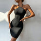 Temperament Commuting Inner Wrap Skirt Knitted Slim Dress