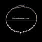 The supply of Bridal Necklace Earrings two sets of simple Rhinestone Suit Wedding Dress Accessories 425