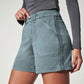 Shorts pour femmes, mode d'été, shorts haute élasticité avec poches, pantalons décontractés
