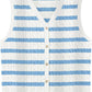 European And American Women's Fashion Sweater Vest Twisted Knitted Short