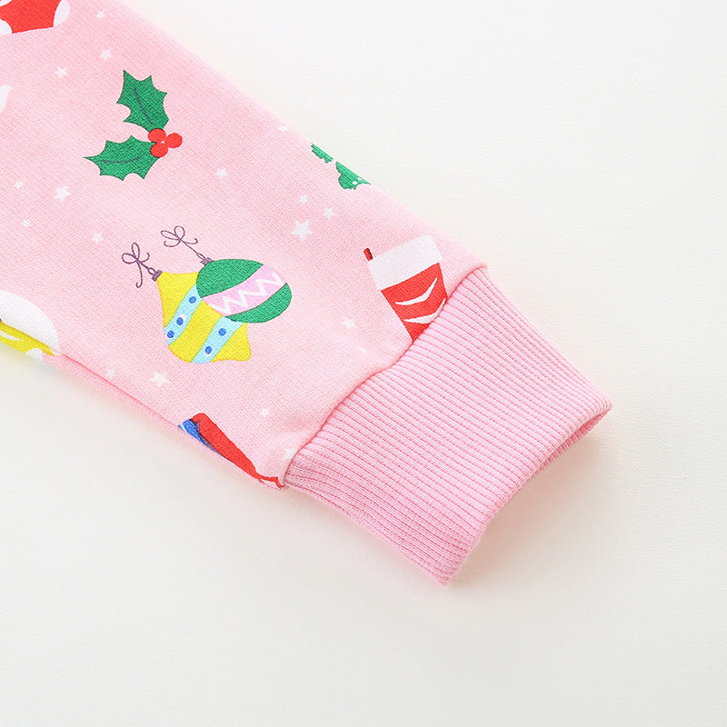 European And American Autumn New Christmas Round Neck Long Sleeve Children's Sweater
