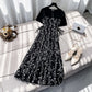 Women's Floral Dress Loose And Slim Down