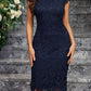 Pencil Slim Fit Water Capacity Lace Package Hip Skirt