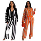 Knitted Sweater Fashion Cutout Wide Leg Knitted Two-piece Sweater