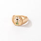 Cute Cartoon Dripping Oil Ins Wind Color Multi-element Single Ring