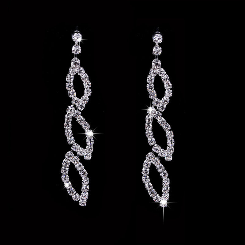 Wedding Jewelry Classic EARRINGS NECKLACE BRIDAL Suit 451 Factory Direct Sales