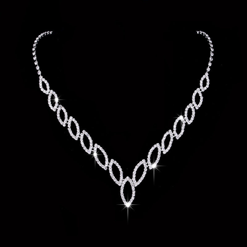 Wedding Jewelry Classic EARRINGS NECKLACE BRIDAL Suit 451 Factory Direct Sales