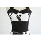 Retro Sleeveless Halterneck Printed Dress Women