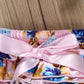 Three-piece Baby Romper Lace Briefs Headwear