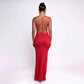 Women's Solid Color Back Split Long Skirt