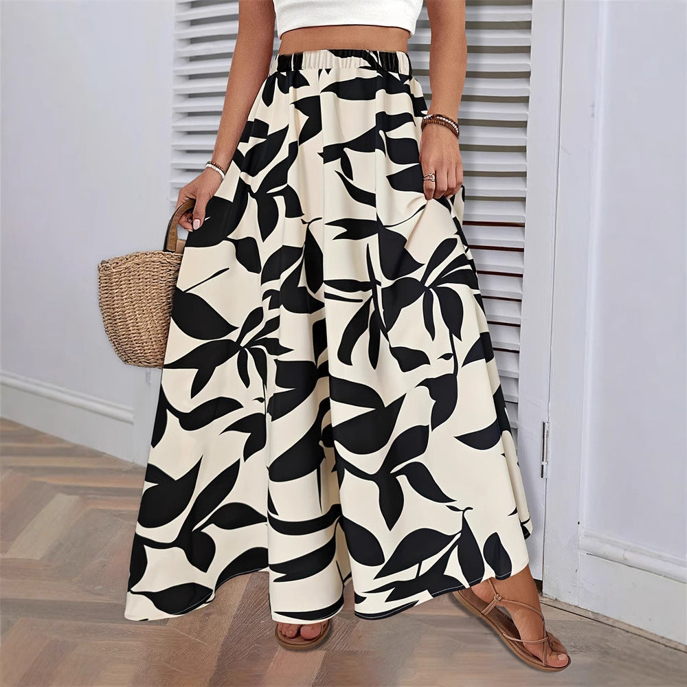 Elegant Professional-ready Draped Pleated Skirt For Women